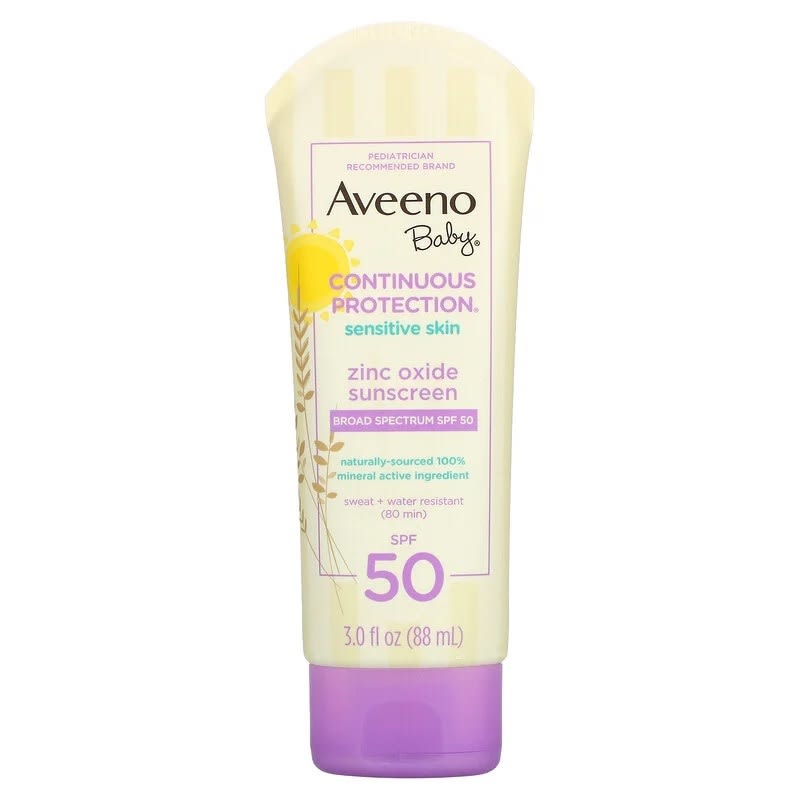 Aveeno Baby Zinc Oxide Sunscreen SPF 50 (88 ml)