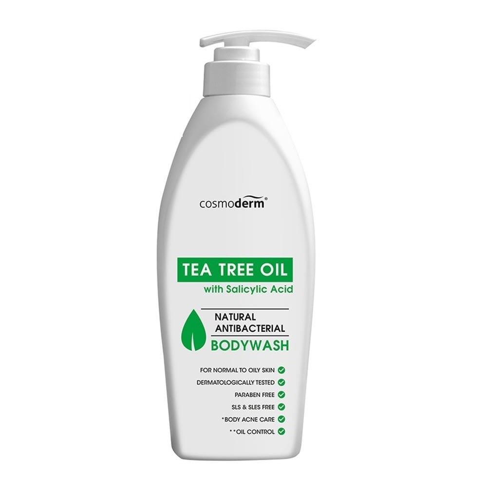 COSMODERM Tea Tree Oil Shower Gel (500ml)