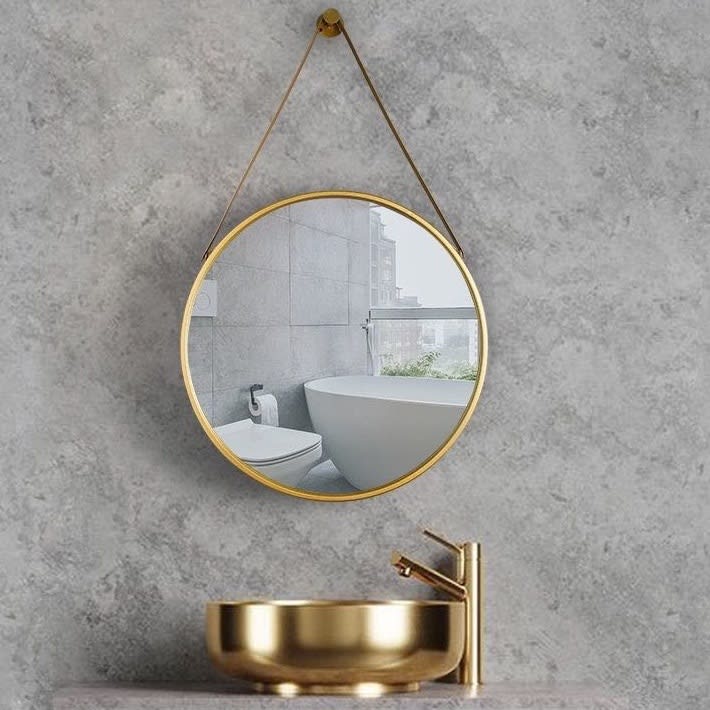 Nordic Round Hanging Mirror