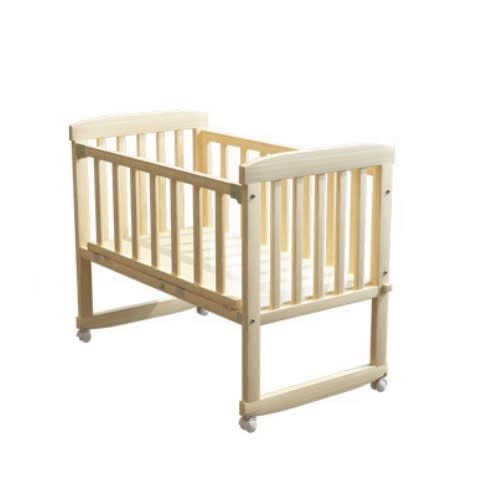 Baby Cot Bed (2 Size) Multifunction Wood Baby Rocking Crib