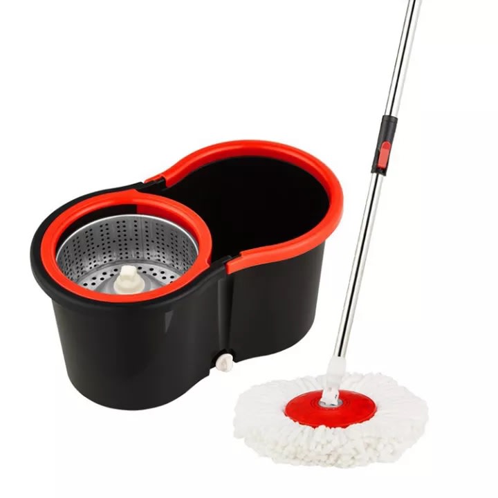 Easy Spin Mop with Stainless Steel Basket