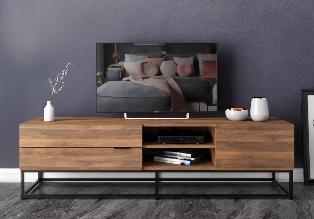 KitchenZ Noble Series 6Ft Tv Cabinet - N1800-CN