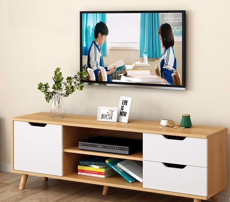 THE TV Cabinet Entertainment Unit Nordic Modern Style (120x30x45cm)
