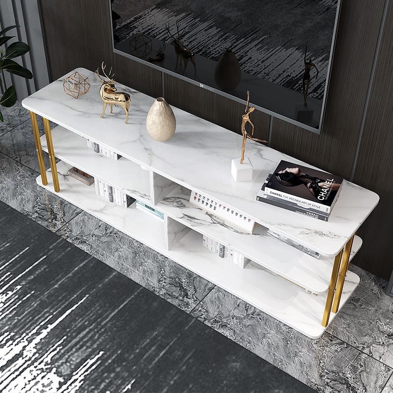 HP A10344 Northern Europe TV Cabinet Luxury Marble Strap Surface