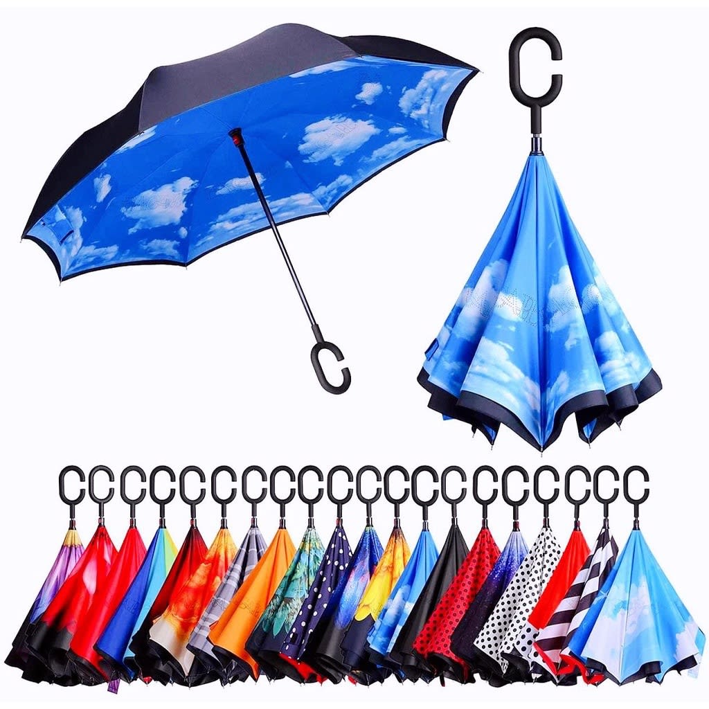 C Shape Reverse Folding Umbrella