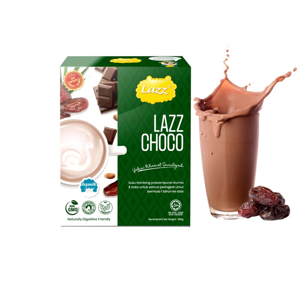 LAZZCHOCO Susu Kambing Coklat Kurma