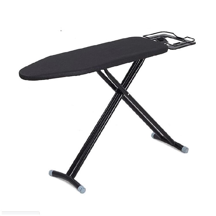Folding Ironing Board Iron Board with Iron Holder Adjustable Height