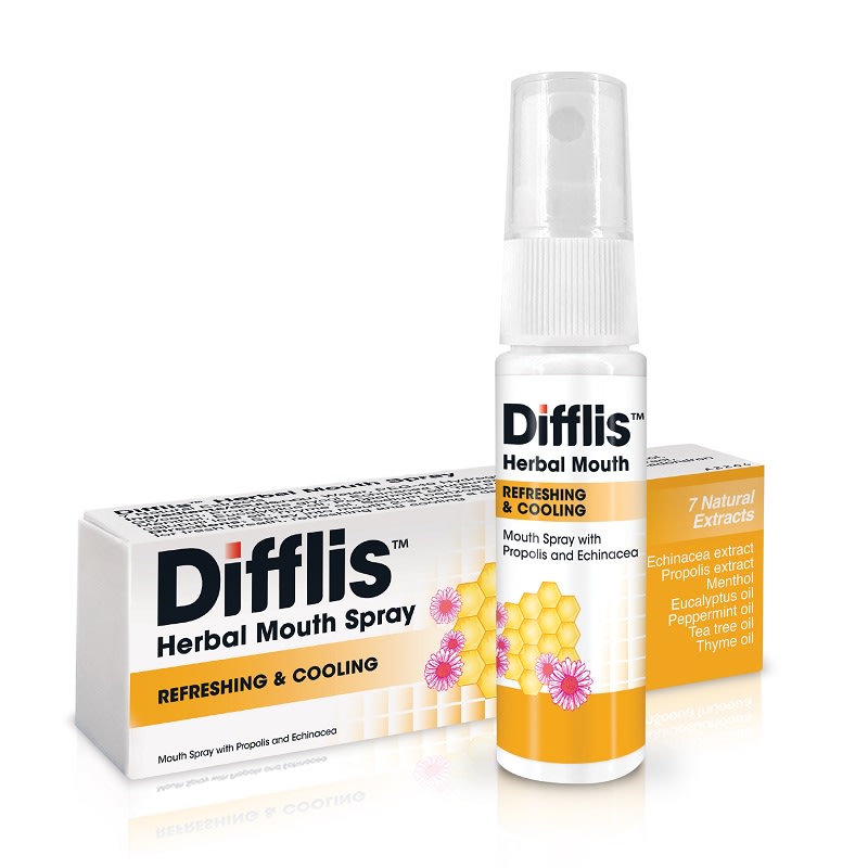 Difflis Herbal Propolis Echinacea Throat & Mouth Spray