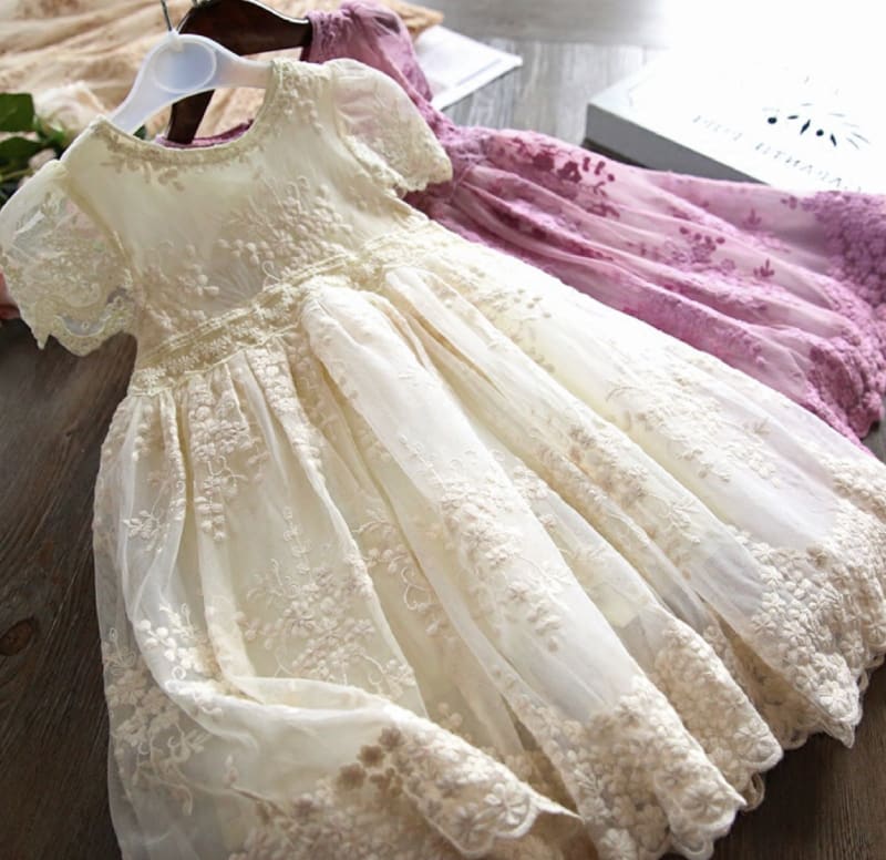 NN1001 Princess Girls Dresses Casual Lace