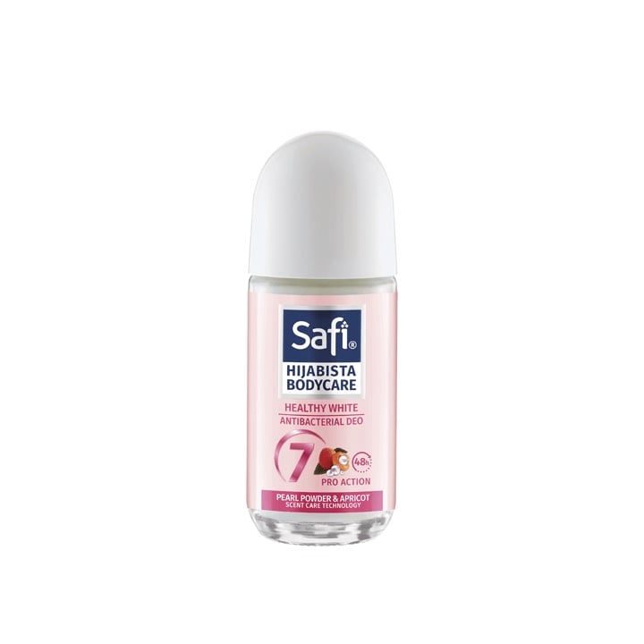 SAFI Hijabista Bodycare Antibacterial Deodorant Roll On Healthy White