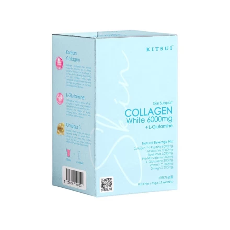 Kitsui Collagen White (6000mg) + L-Glutamine