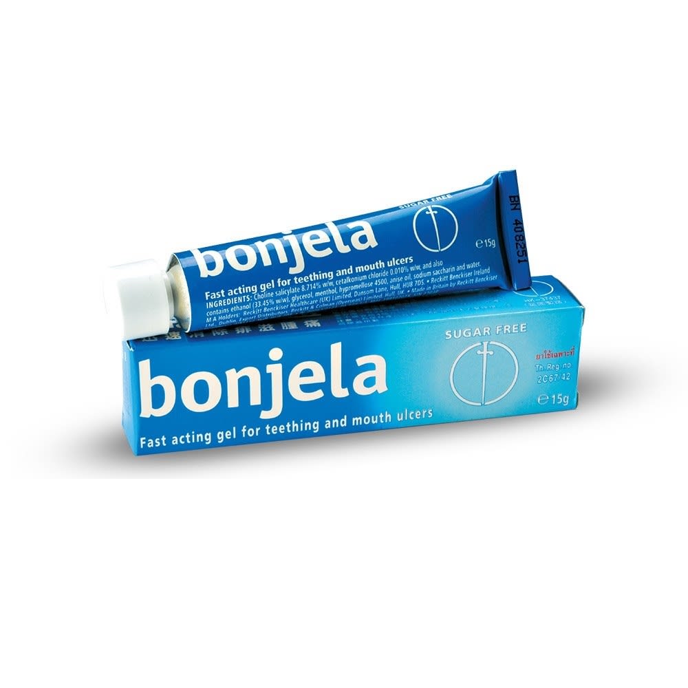 Bonjela Fast Acting Gel For Teething and Mouth Ulcers 15g