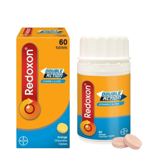 Redoxon Double Action Chewable Tablets