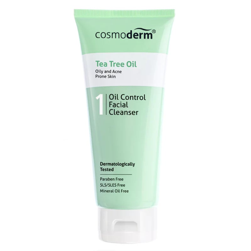 Cosmoderm Tea Tree Oil Oil Control Facial Cleanser 125ml