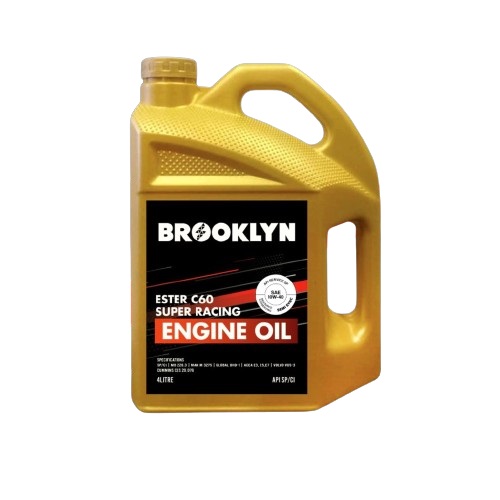 Brooklyn API Semi Synthetic 10W-40 Ester C60 Super Racing Engine Oil