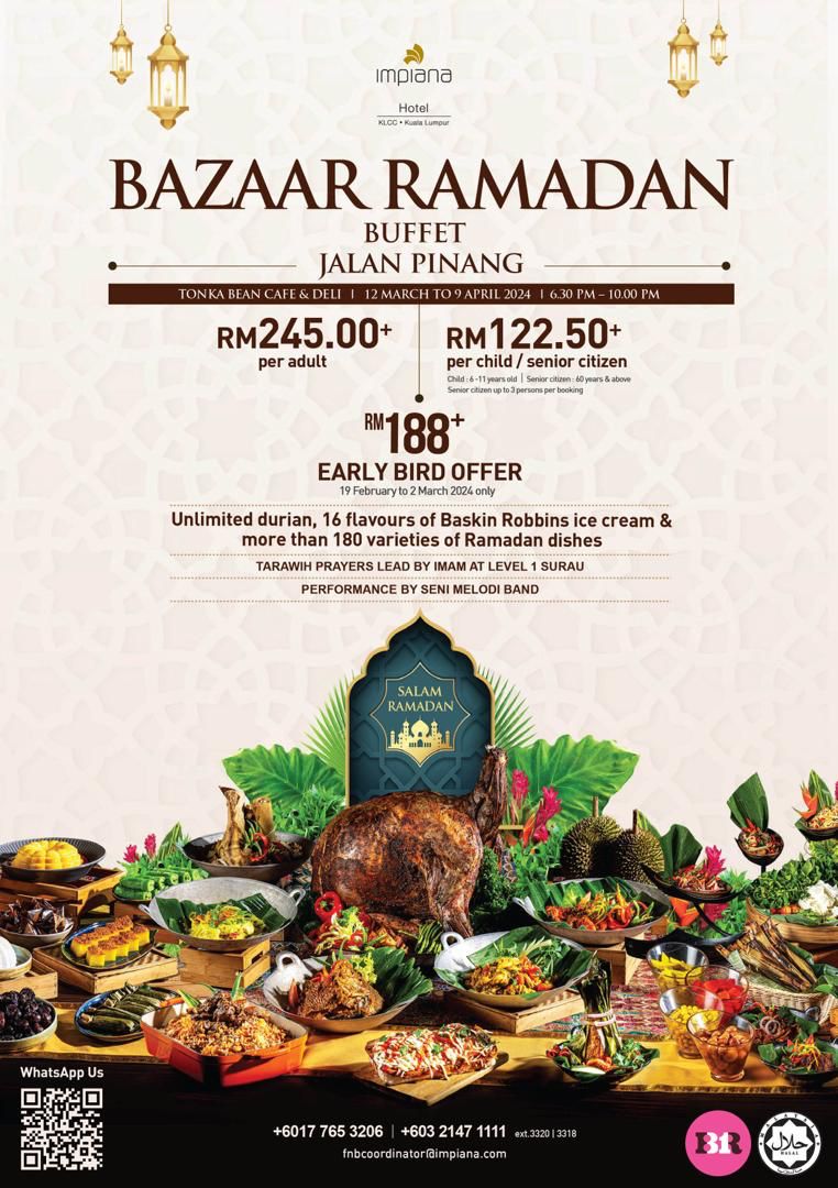 Tonka Bean Cafe & Deli - Bazaar Ramadan Buffet Feb 2024