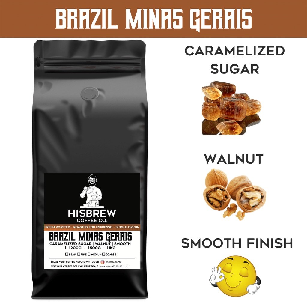 Brazil Minas Gerais Coffee Bean