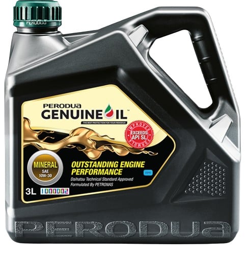 Perodua Genuine Engine Oil 10W30 3L