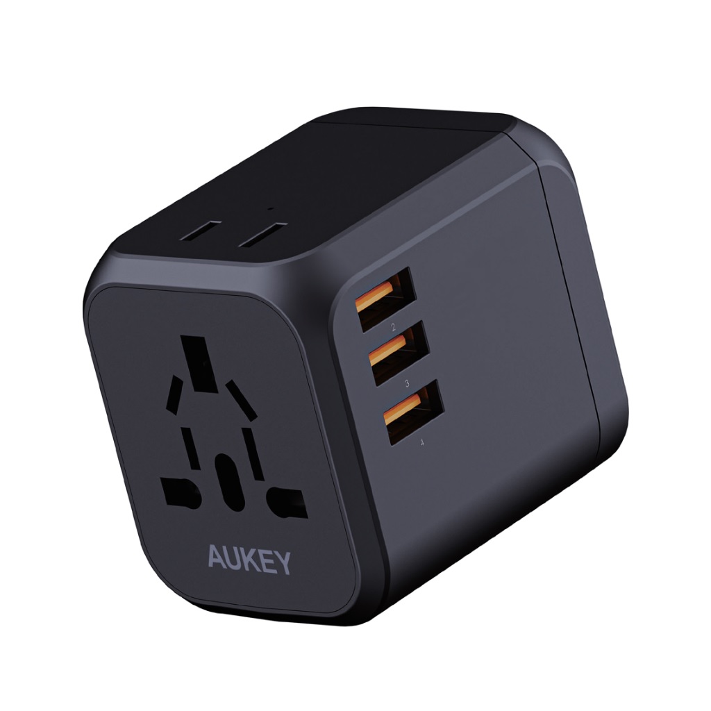 Aukey Universal Travel Adapter With USB-C and USB-A Ports
