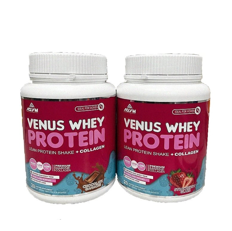 AGYM Nutrition Venus Whey Protein for Ladies + Collagen Fit Body Muscle