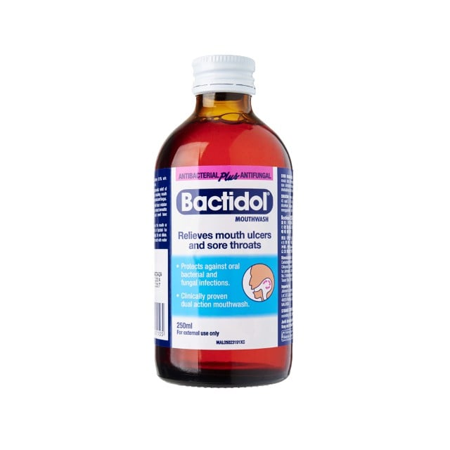 Bactidol Sore Throat & Ulcers Fast Relief Mouthwash