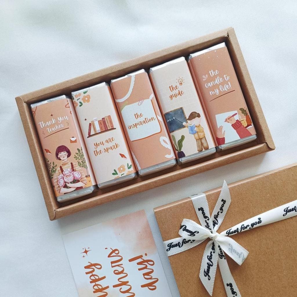 coklat hadiah guru perempuan