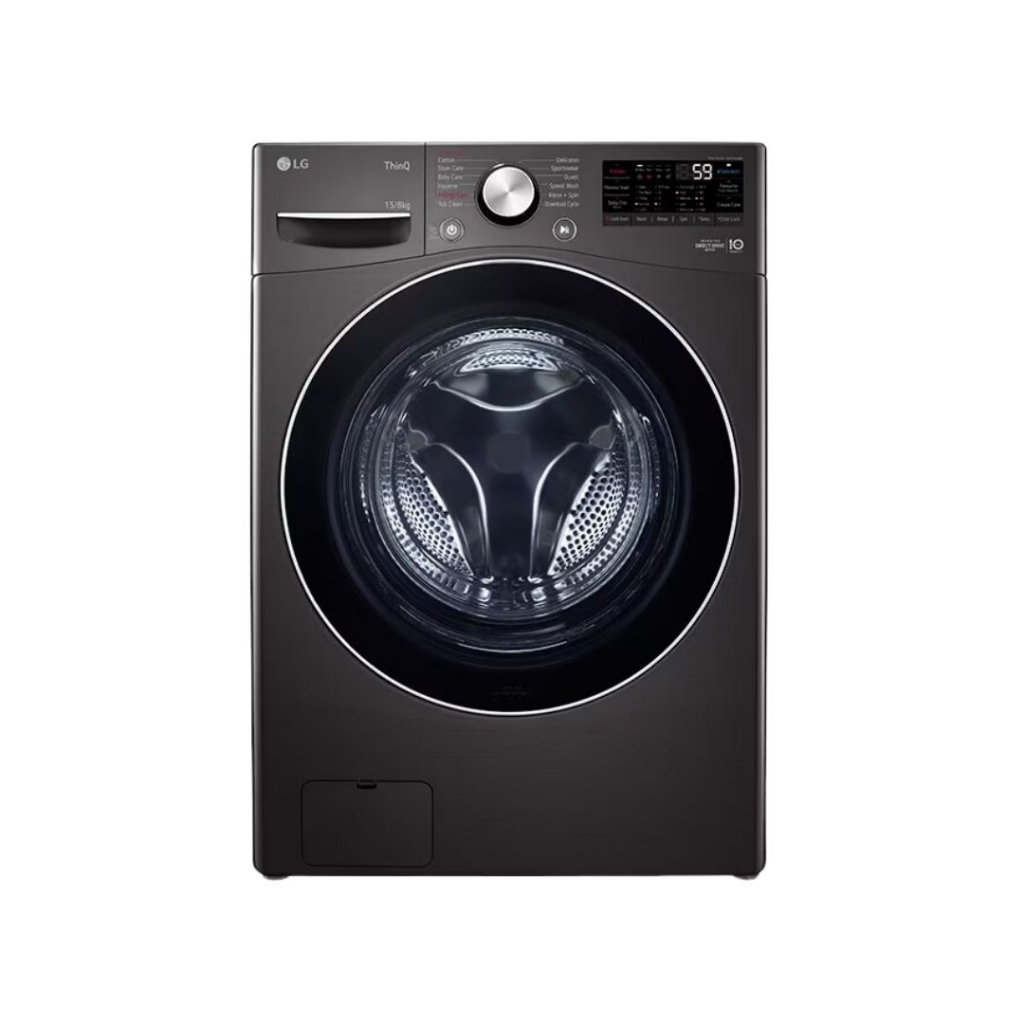 LG Front Load Washer Dryer with AI Direct Drive F2515RTGB