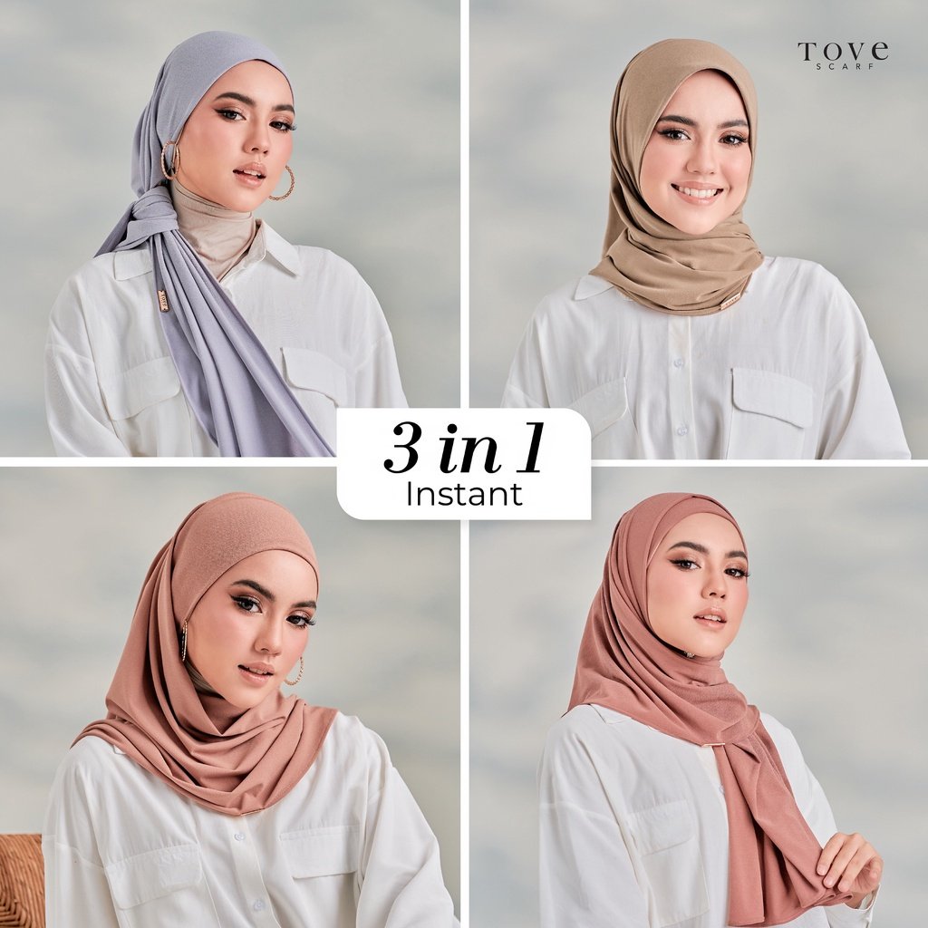 Tudung Sarung (3 In 1) By Tove Scarf