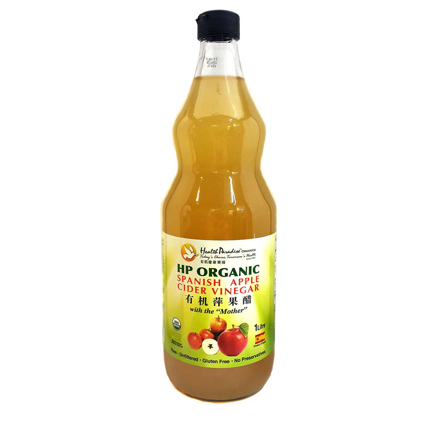 Health Paradise Organic Spanish Apple Cider Vinegar