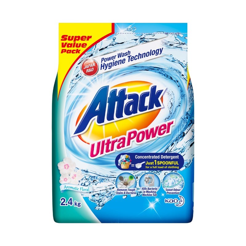 ATTACK Ultra Power Concentrate Detergent Powder