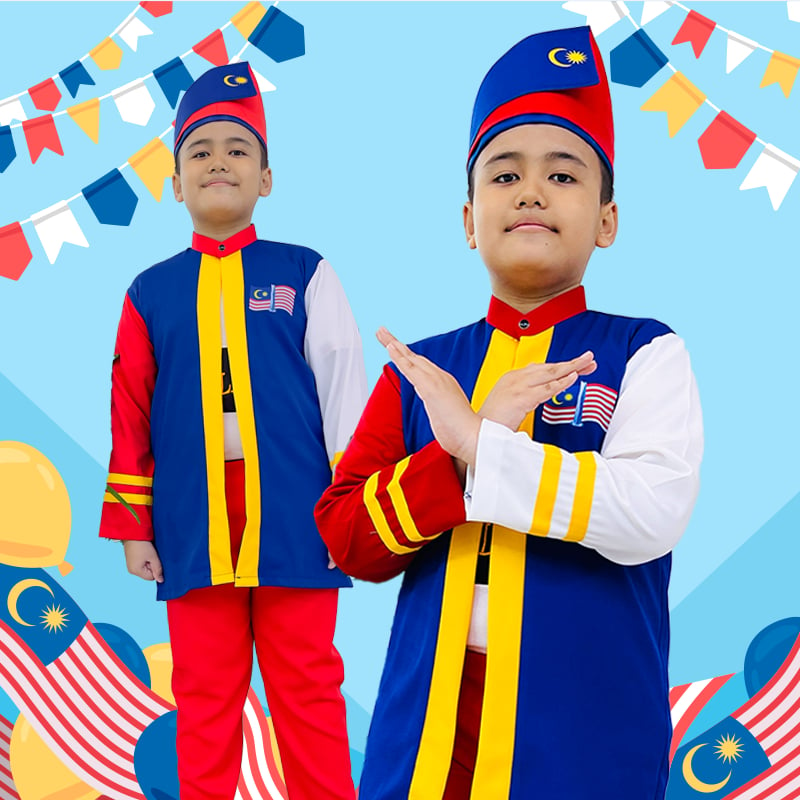 Baju Budak Merdeka Design Pahlawan