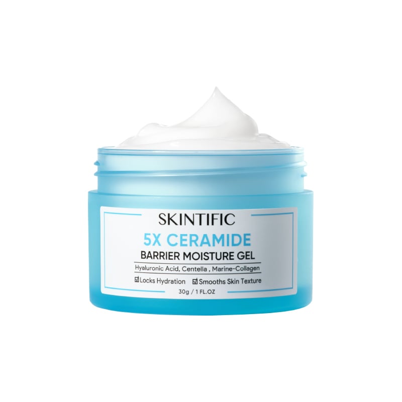 SKINTIFIC 5X Ceramide Skin Barrier Repair Moisturize Gel Moisturizer Cream Day Night Cream