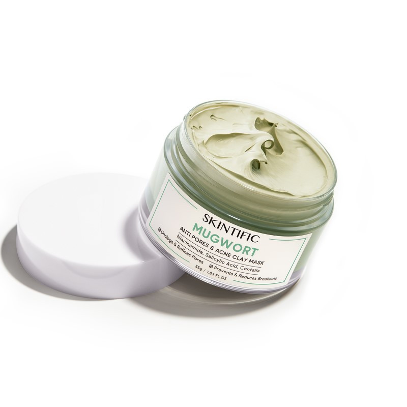 SKINTIFIC Mugwort Mask Anti Pores & Acne Clay Mask