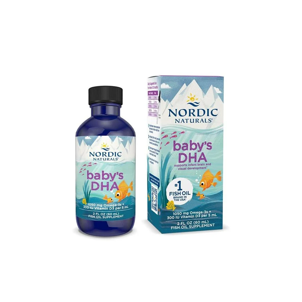 Nordic Naturals Baby’s DHA 1050mg Omega 3 with Vitamin D3