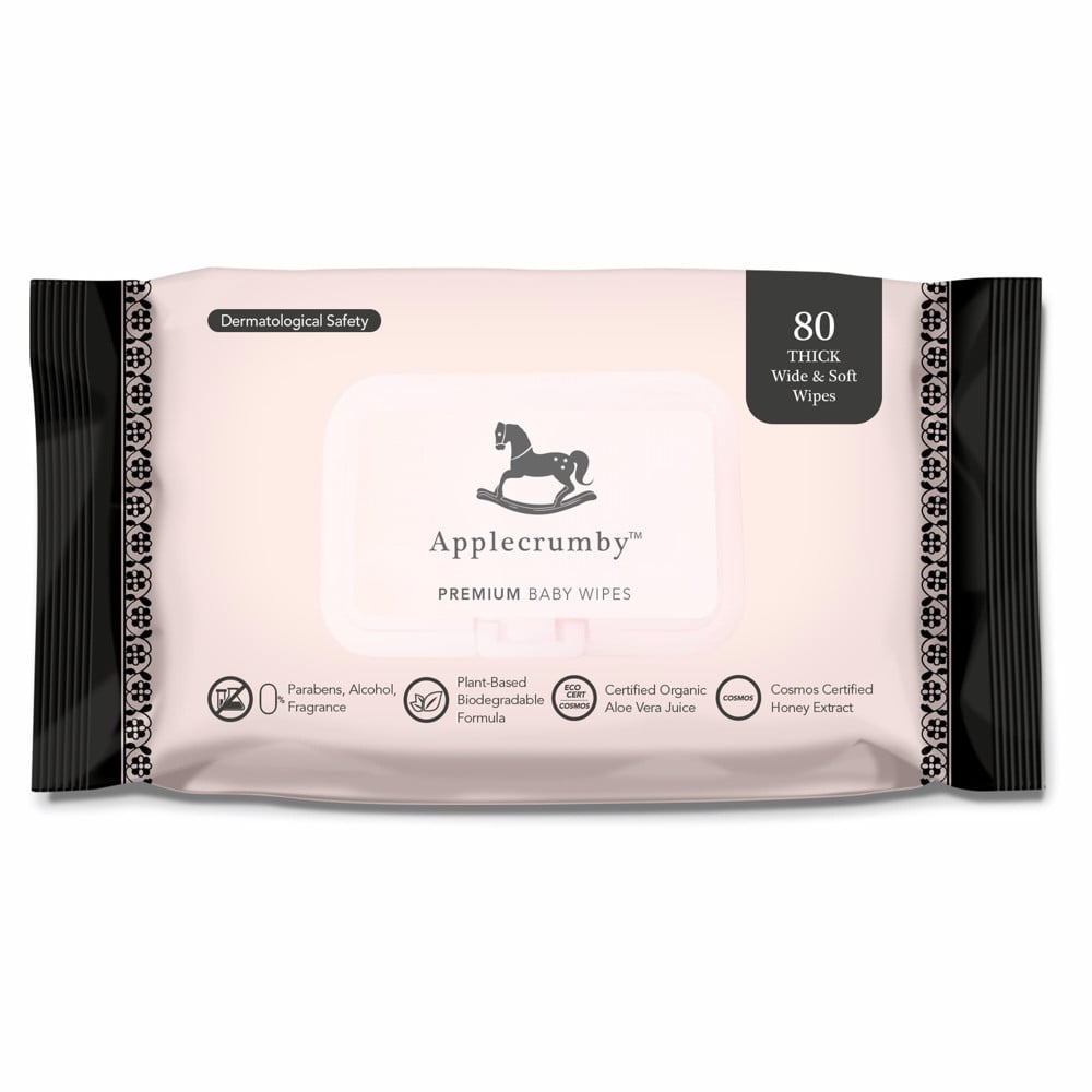 Applecrumby® Extra Thick Honey Baby Wipes