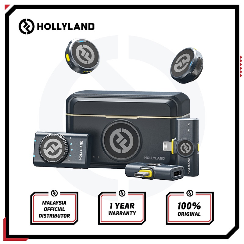 Hollyland Lark M2 Duo mikrofon wireless clip on Malaysia