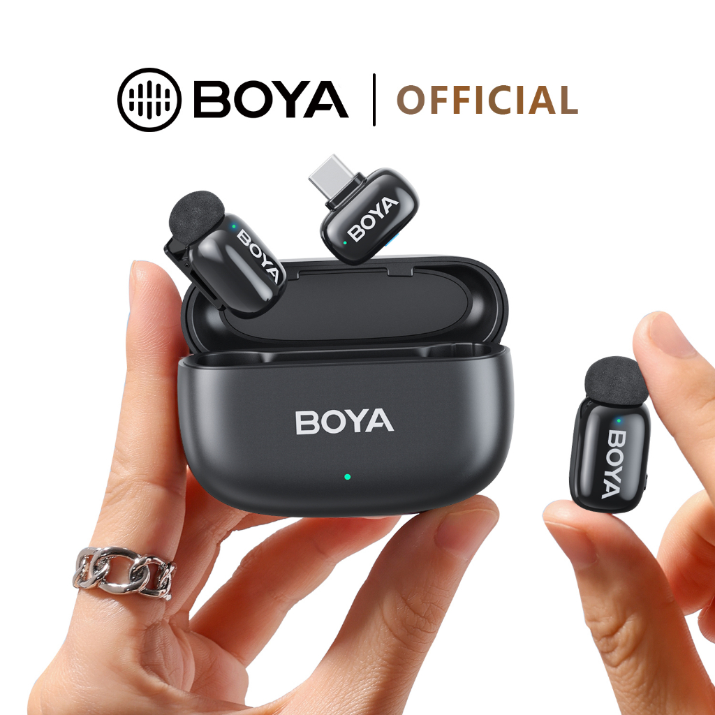 BOYA mini 2 mikrofon wireless clip on Malaysia