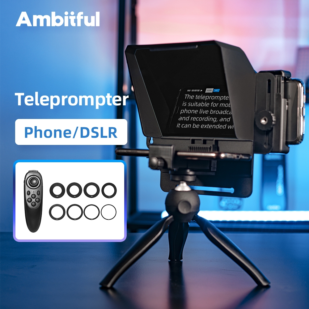 Ambitful Pronstoor Mini Teleprompter
