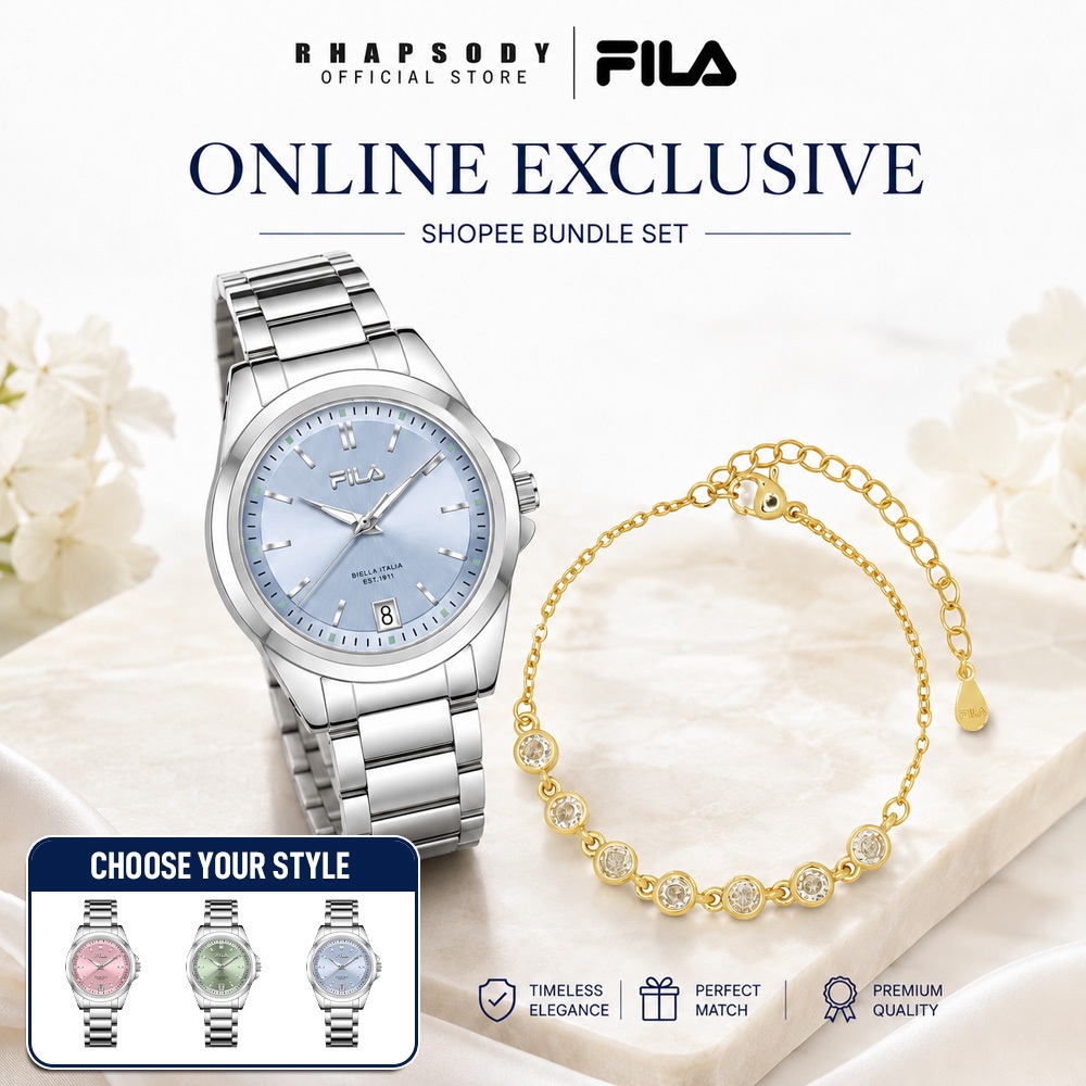 FILA Jam Tangan Wanita Set Bundle