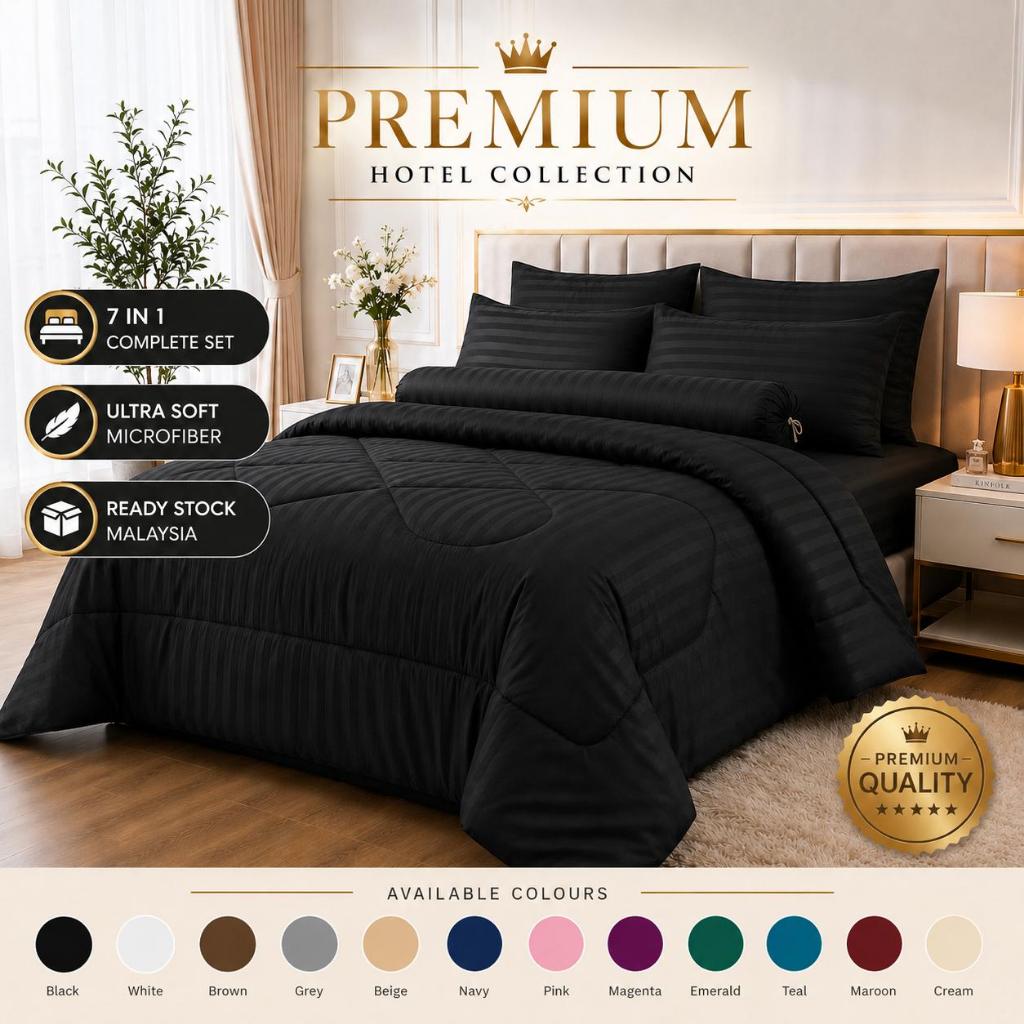 Set Comforter Hotel 7 Dalam 1