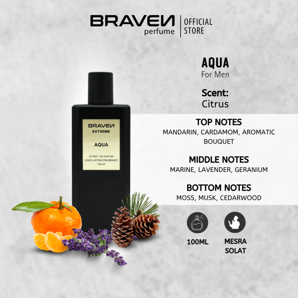 BRAVEN Extreme Extrait De Parfum Lelaki