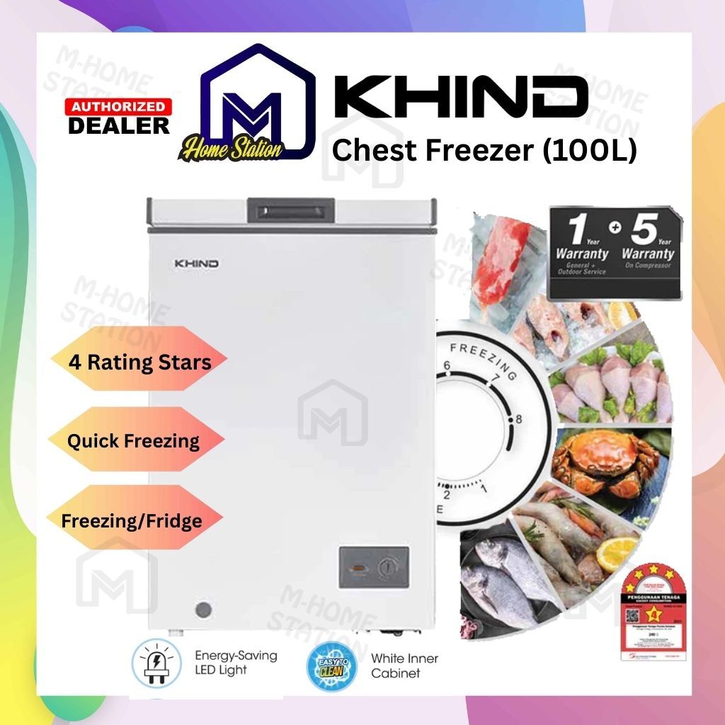 Midea Chest Freezer 130L MD-RC151FZB01