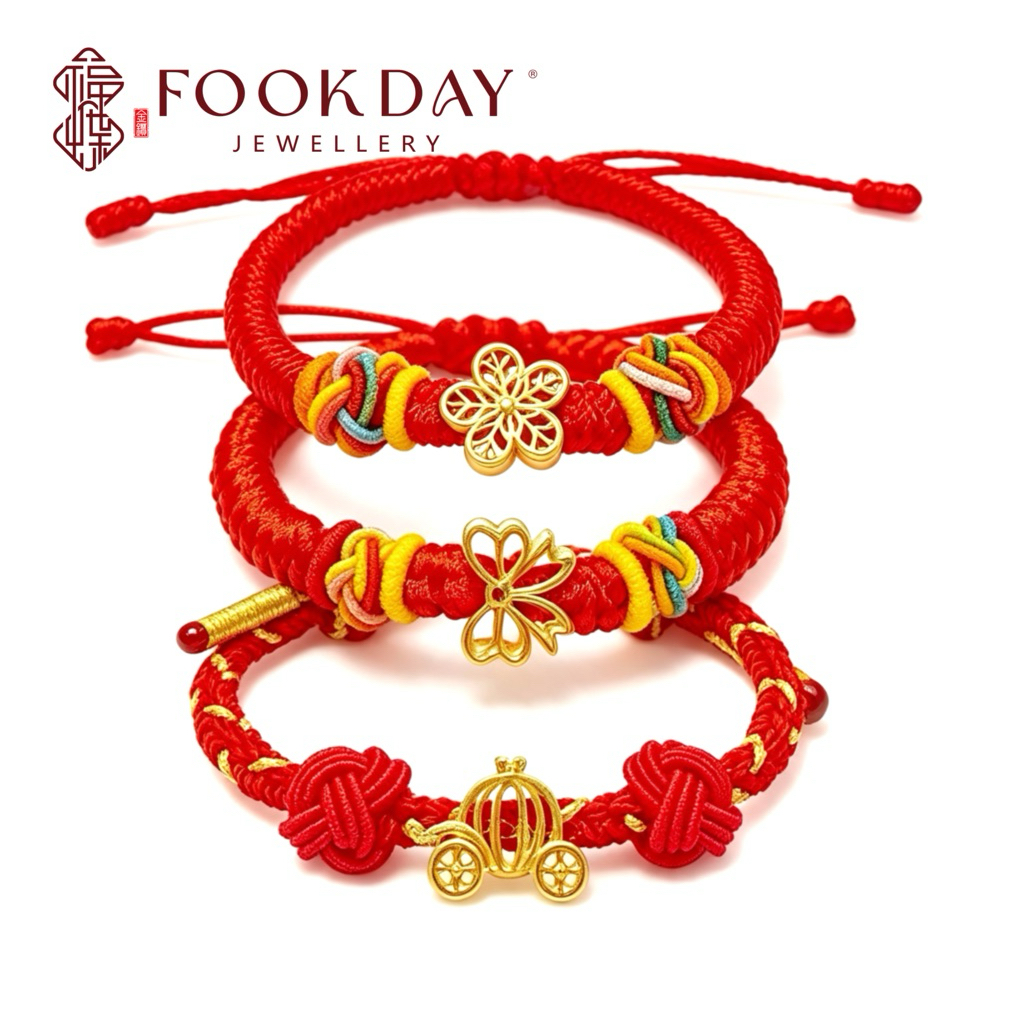 FOOKDAY 916 Gold Baby Rope Bracelet