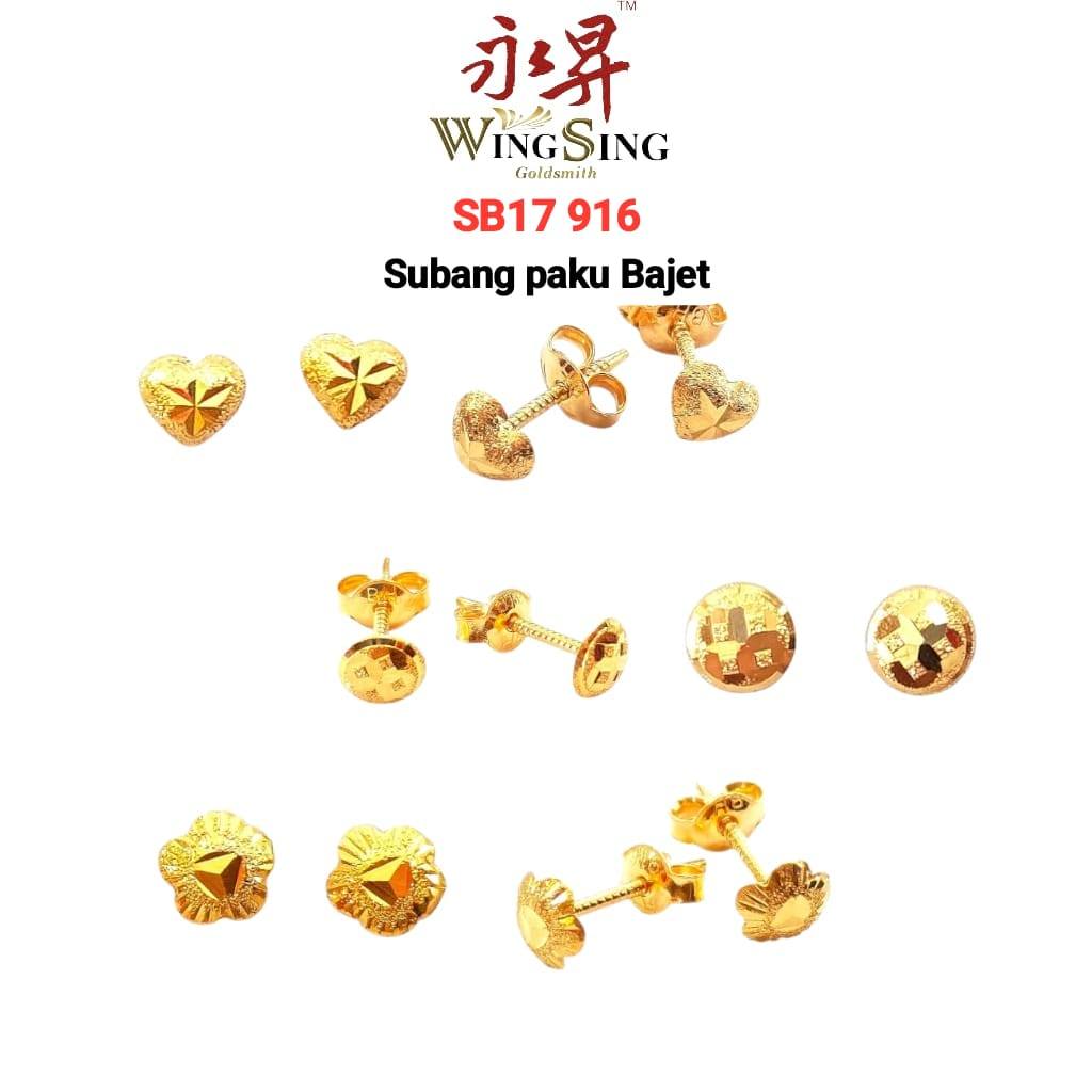 Wing Sing Subang Paku Bajet Emas 916 Tulen
