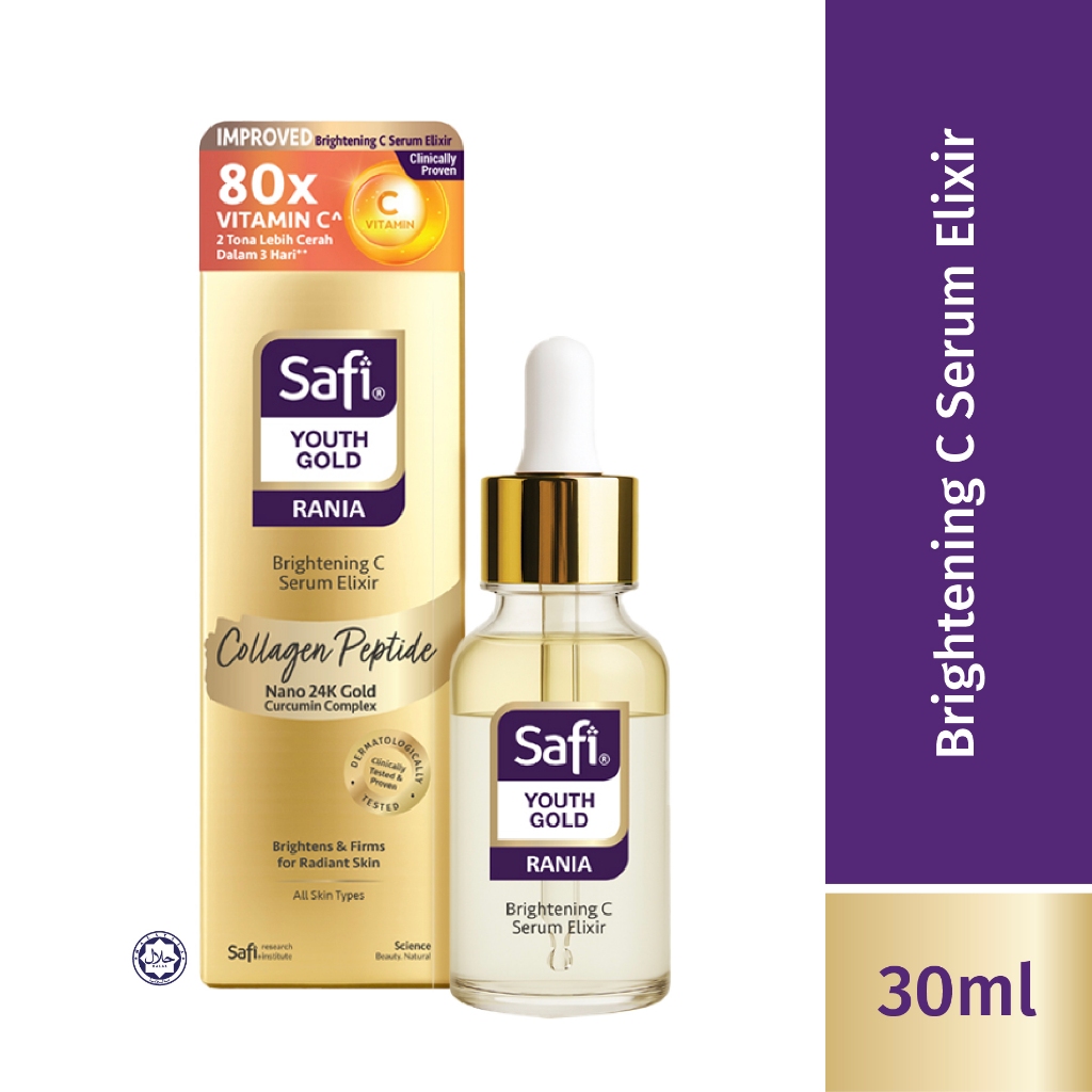 Safi Youth Gold Rania Lifting Brightening C Serum Elixir (30ml)