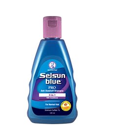 Selsun Blue 2 in 1 Dandruff Treatment Shampoo kemasan botol