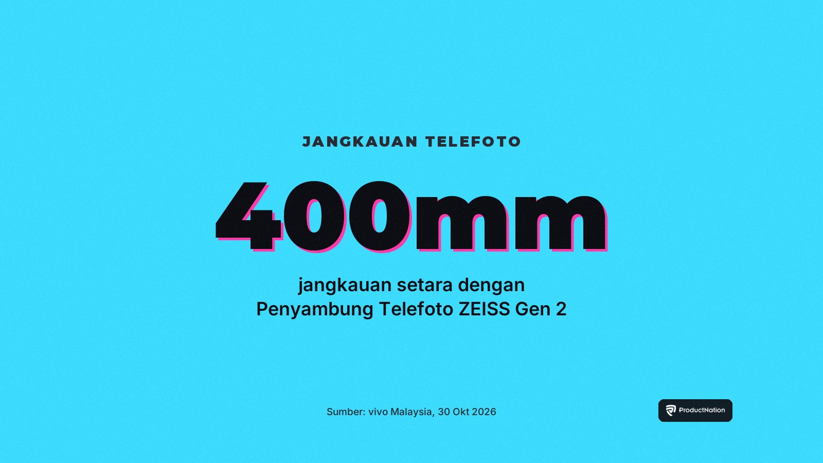 vivo X500 Pro Max mencapai fokus setara 400mm dengan Penyambung Telefoto ZEISS Gen 2 Ultra