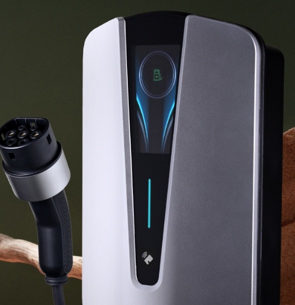 EV Home Slate 4.3-inch Smart EV Charger dengan RFID