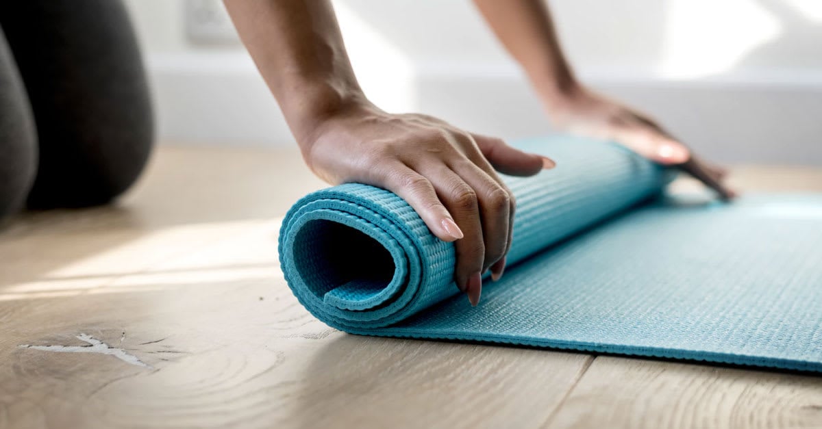 AOYI 15mm Exercise Yoga Mat Non Slip Harga & Review / Ulasan Terbaik di