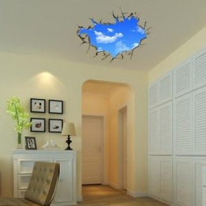 Cloud wall sticker